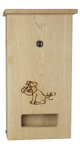 DepoDog Wood, unieke houten hondenpoepzakjesdispenser DepoDog Wood, unieke houten hondenpoepzakjesdispenser
