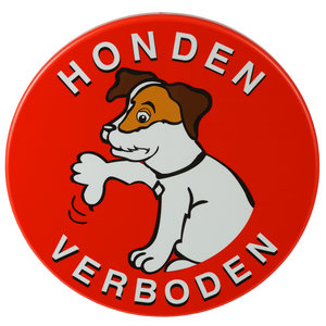 Spreek uit niveau strak Verwijsbord verboden voor honden - DepoDog, hondenpoep wordt opgelost